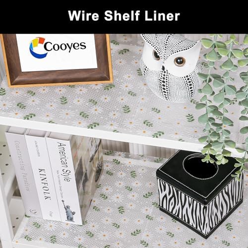 Cooyes Shelf Liner Non-Adhesive EVA Cabinet & Drawer Liner 11.8" x 3...