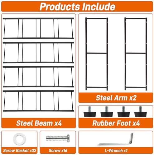16-Tray Water Cooler Jug Rack - Heavy Duty Carbon Steel 5 Gallon Water Dispen...