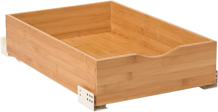 Knape & Vogt Bamboo Wood 14-inch Pull Cabinet Drawer