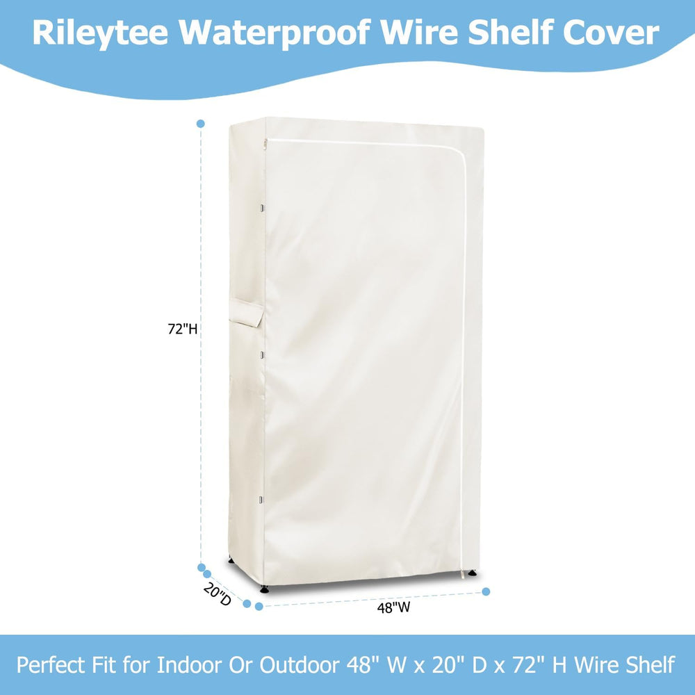 Rileytee Wire Shelf Cover,Heavy Duty 600D Dustproof Waterproof Shelf Covers f...