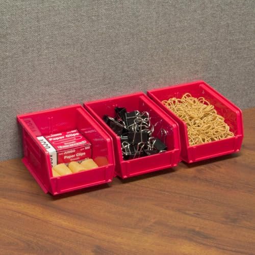 Akro-Mils 30210 AkroBins Plastic Storage Bin Hanging Stacking Containers, (5-...