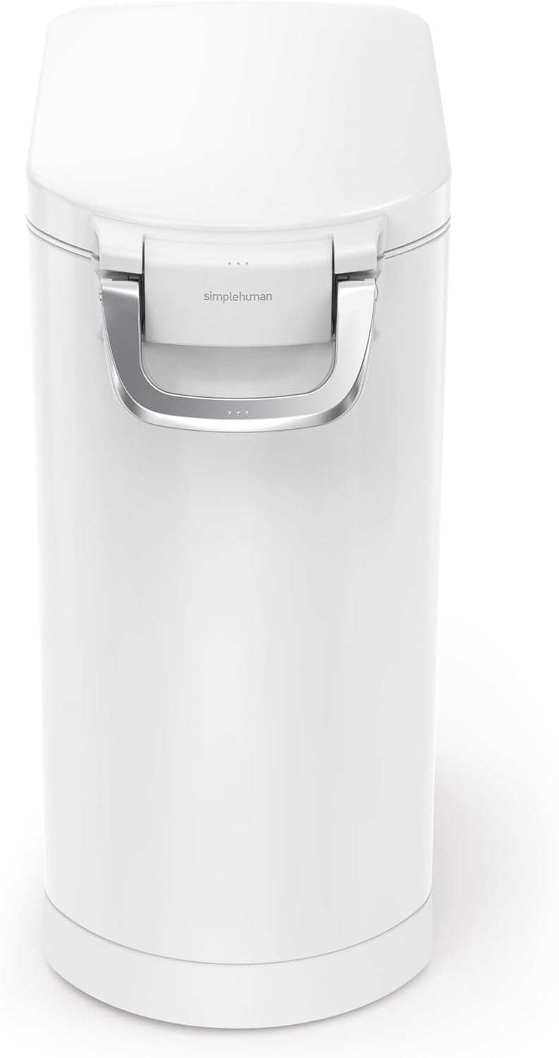 simplehuman Large Pet Food Storage Container, Holds 30-35 lb / 14-16 kg of Dr...