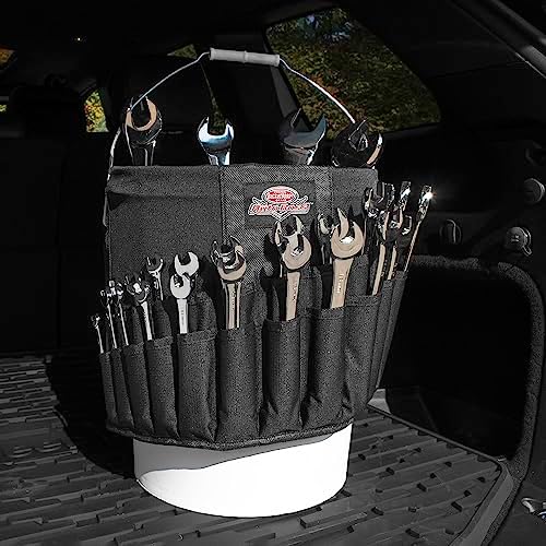 Bucket Boss Wrench Boss Bucket Tool Organizer in Black, AB30020