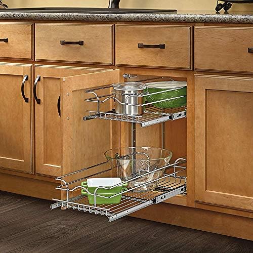 Rev-A-Shelf - 5WB2-1522-CR - 15 in. W x 22 in. D Base Cabinet Pull-Out Chrome...