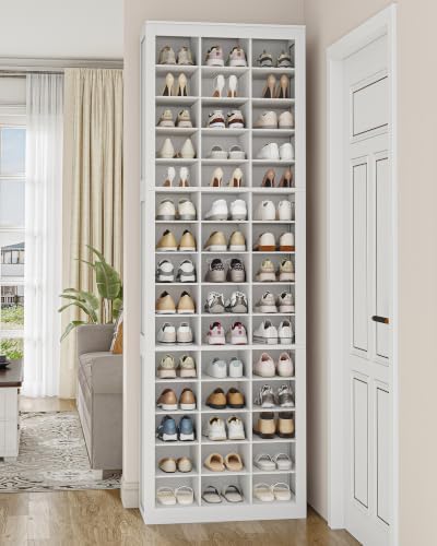 Hzuaneri Shoe Storage Cabinet, 45 Pairs Free Standing Closet Organizer