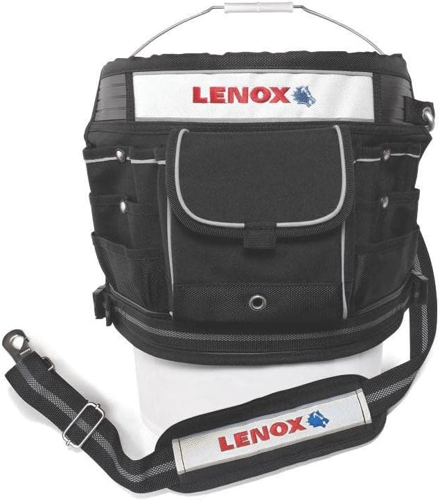 LENOX Tools Bucket Tool Organizer (1787473), Black, 34 Pockets