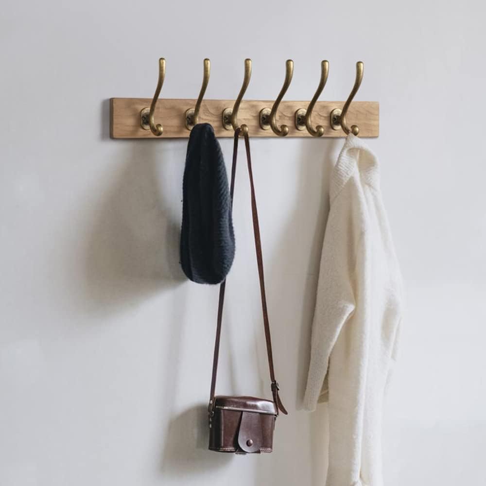Goo-Ki Vintage Retro Antique Brass Zinc Alloy Coat Hooks - Affordable Luxury ...