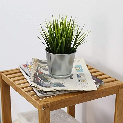 Kinsuite Bamboo Bathroom Shelf 4-Tier Storage Rack Standing Shelf Units for L...