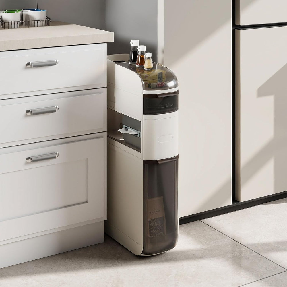 GIANTEX 4-Tier Narrow Bathroom Storage Cabinet (17" x 7" x 30")