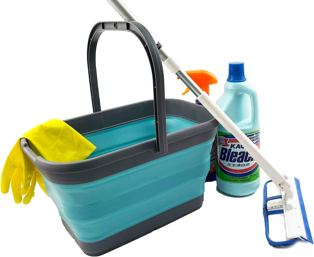 SAMMART 12L (3.1 Gallon) Collapsible Rectangular Handy Bucket/Multiuse Foldab...