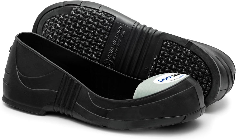 Oshatoes Metal-Free PVC Overshoes with Composite Safety Toes – Slip-Resistant...
