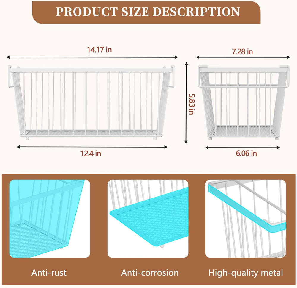 Enhanced Leak-Proof Bottom - Freezer Organizer Bins ，8 Pack Stackable Deep Fr...
