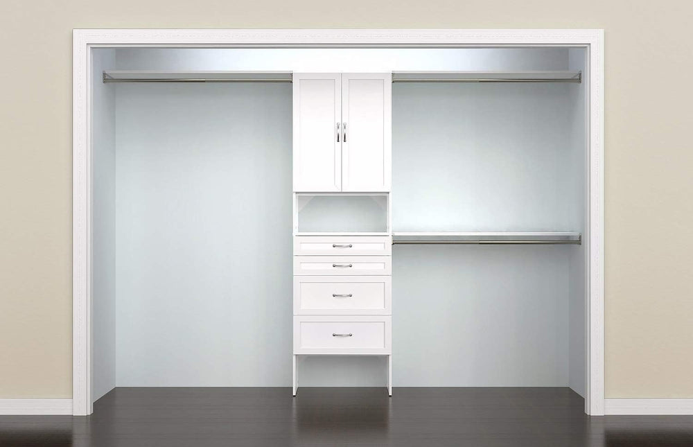 ClosetMaid 1935940 SuiteSymphony 25-Inch Closet Organizer Kit with Tower, 3 H...