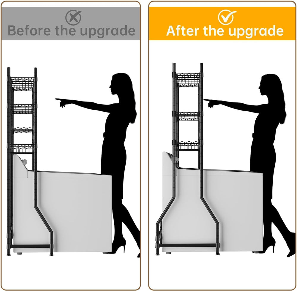 Golpart Laundry Organizer Shelves Over the Washer and Dryer Storage Shelf