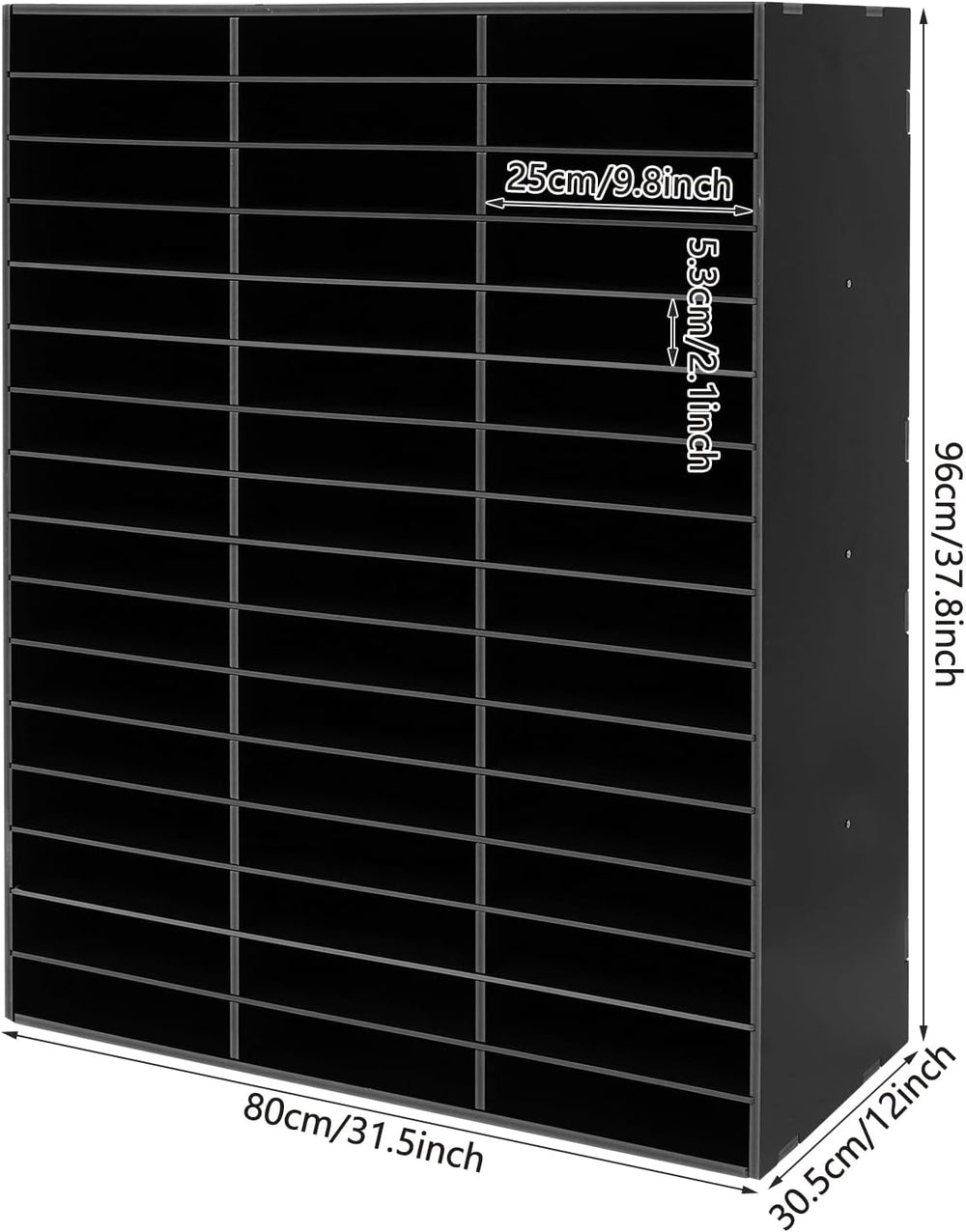 Literature Organizer,Desktop File Sorter Mail Center,Paper Storage Cabinet wi...