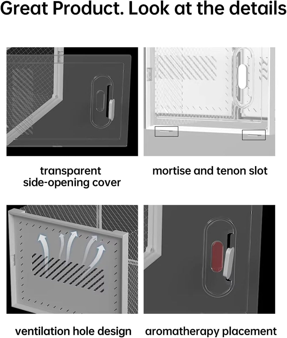 12-Pack Clear Plastic Stackable Shoe Storage Boxes for Sneakers, Boots, for E...