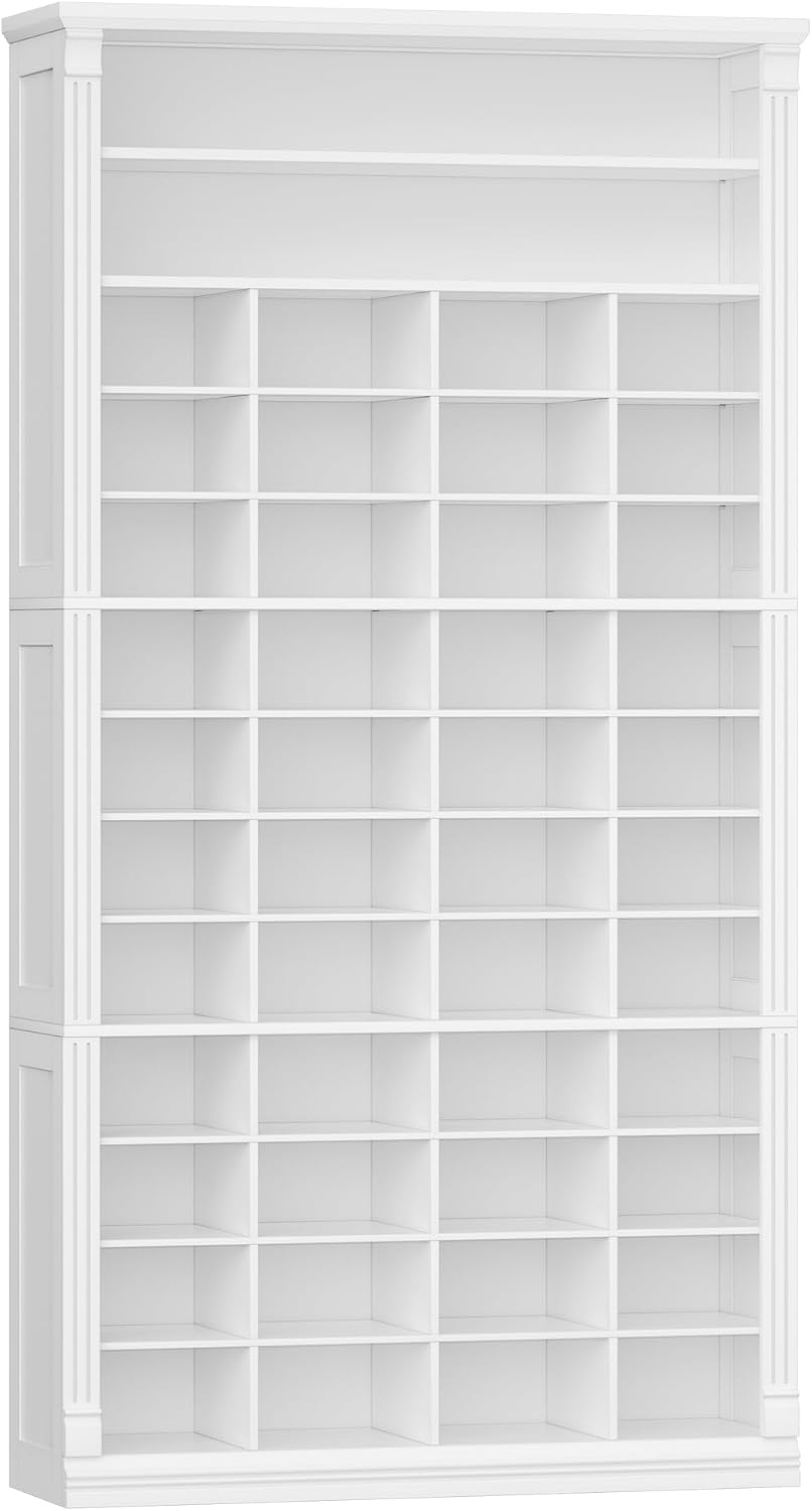 Hzuaneri 13 Tiers Shoe Storage Cabinet, Tall Shoe Cabinet with Cubby