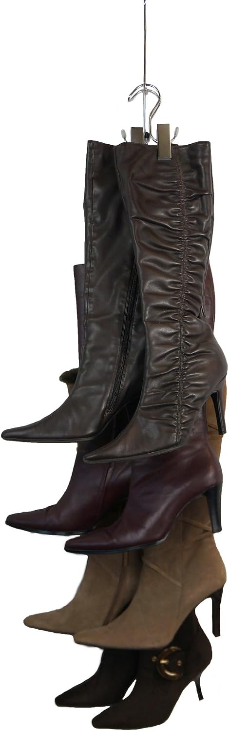 Boottique Boot Organizer: The Boot Rack - Fits in Most Closets- Hangs, Holds,...