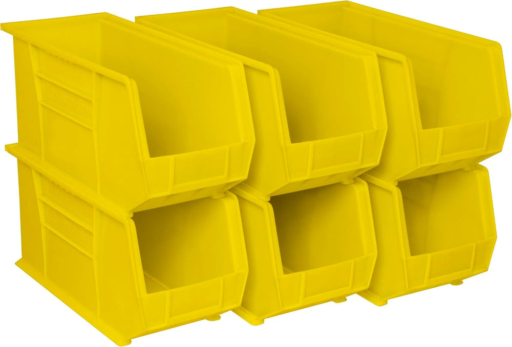Akro-Mils 30265 AkroBins Plastic Storage Bins, 18"x8.25"x9", Y...