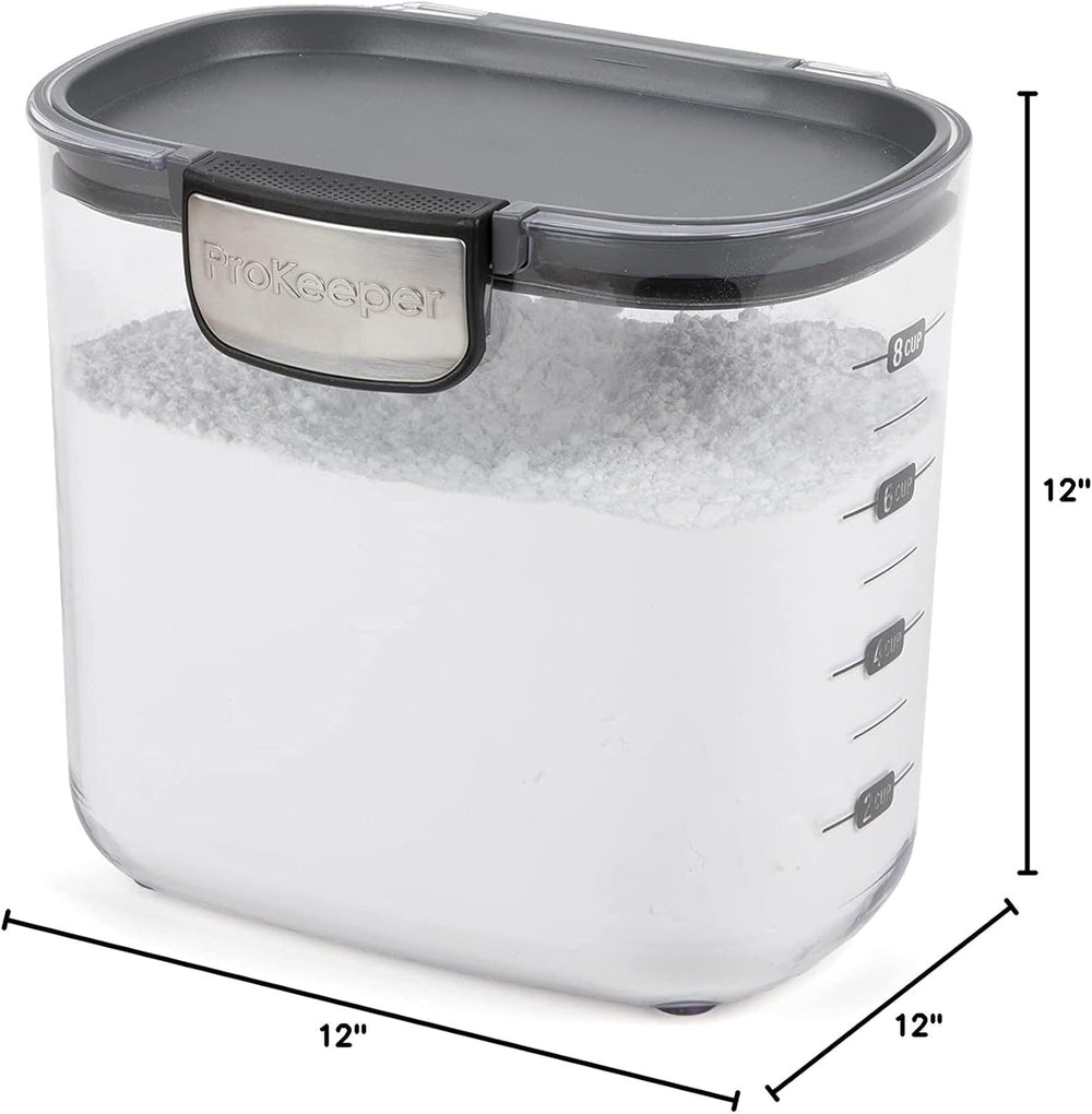 Progressive International ProKeeper+ Clear Plastic Airtight Food Baker's ...