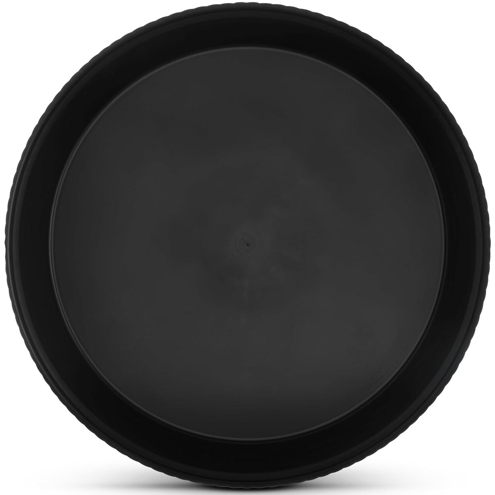 Carlisle 652603 WeaveWear Round Serving Basket, 12", Black (Pack of 12)