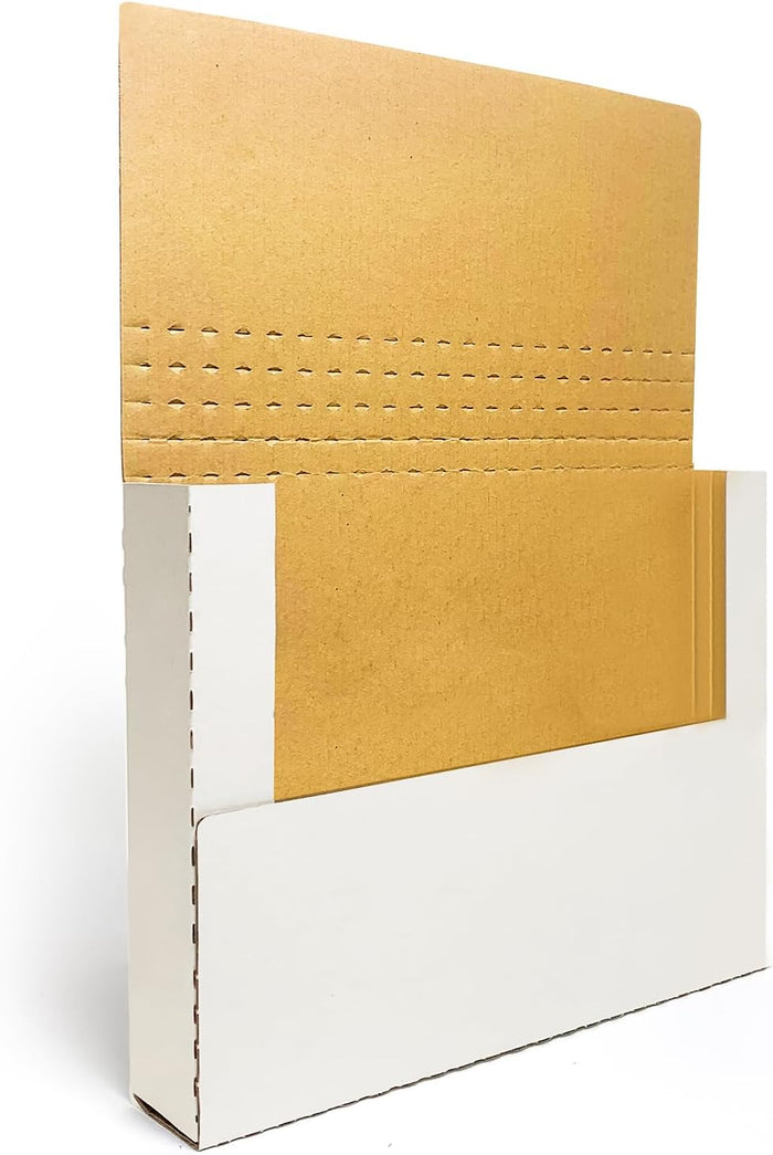 50 pack Letter Size Corrugated Mailer,11x8x2'',Height Adjustable