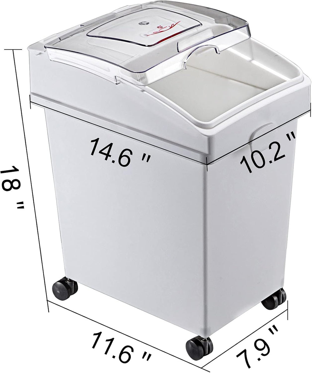 VEVOR Ingredient Bin, 5.2 Gallons Capacity Ingredient Storage Bin, 3 Pcs/Set,...