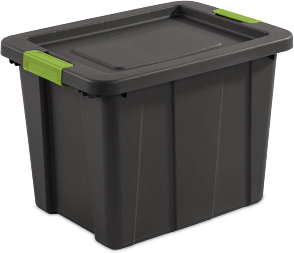 Sterilite Latching Tuff1 Tote Containers w/Lids, 18 Gallon, 12-Pack