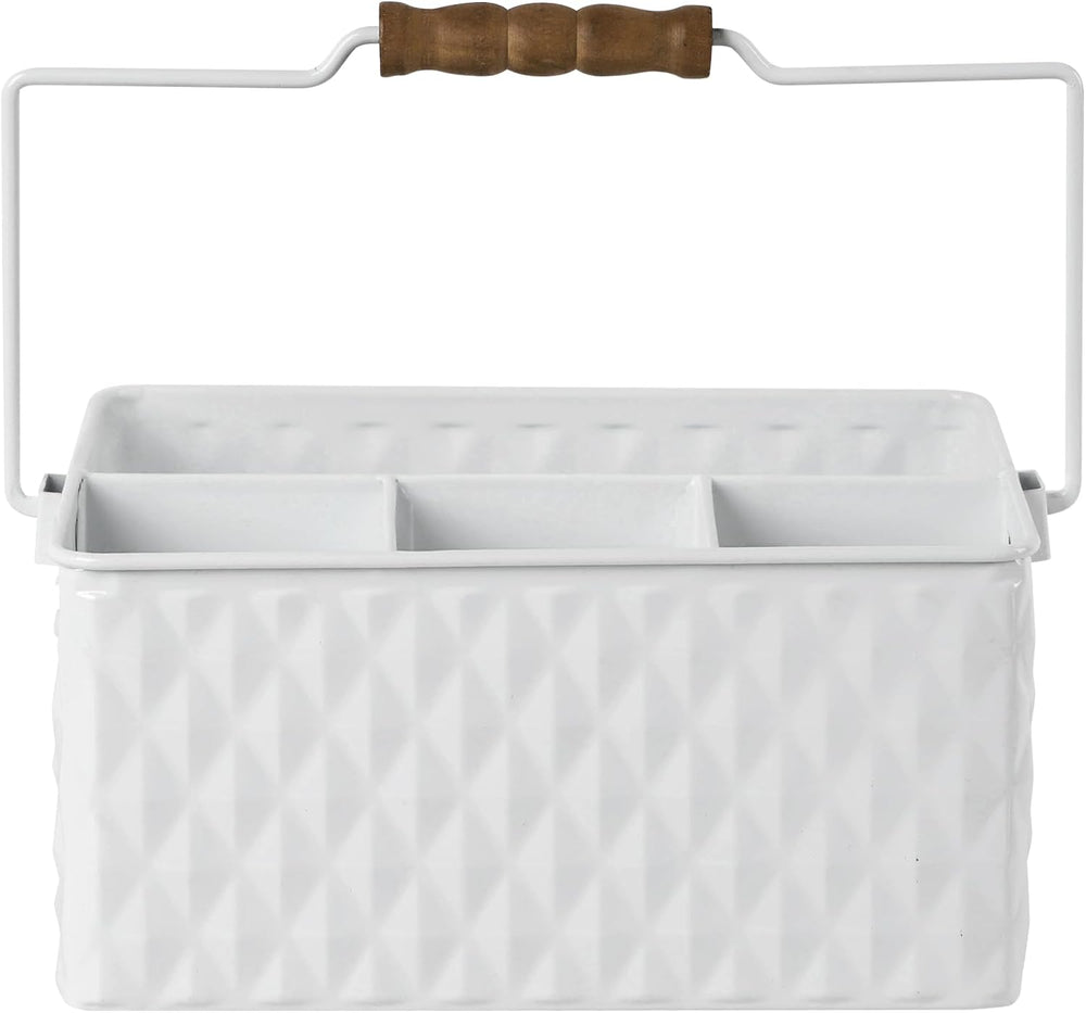 Metal Silverware Caddy for Party, Kitchen Flatware Holde