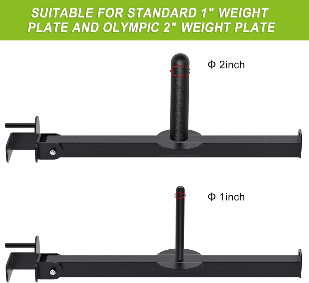 Kipika Power Rack Attachment for 5/8" & 1" Holes - Heavy Duty H...