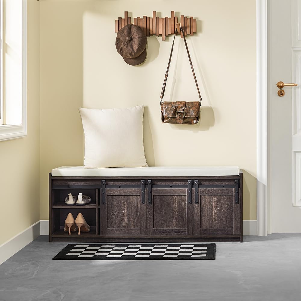Haotian Entryway Shoe Storage Bench