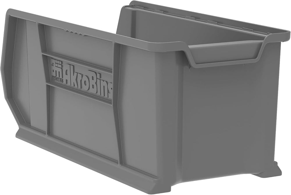 Akro-Mils 30287 Super-Size AkroBins Plastic Storage Bins, Space-Saving Stacka...