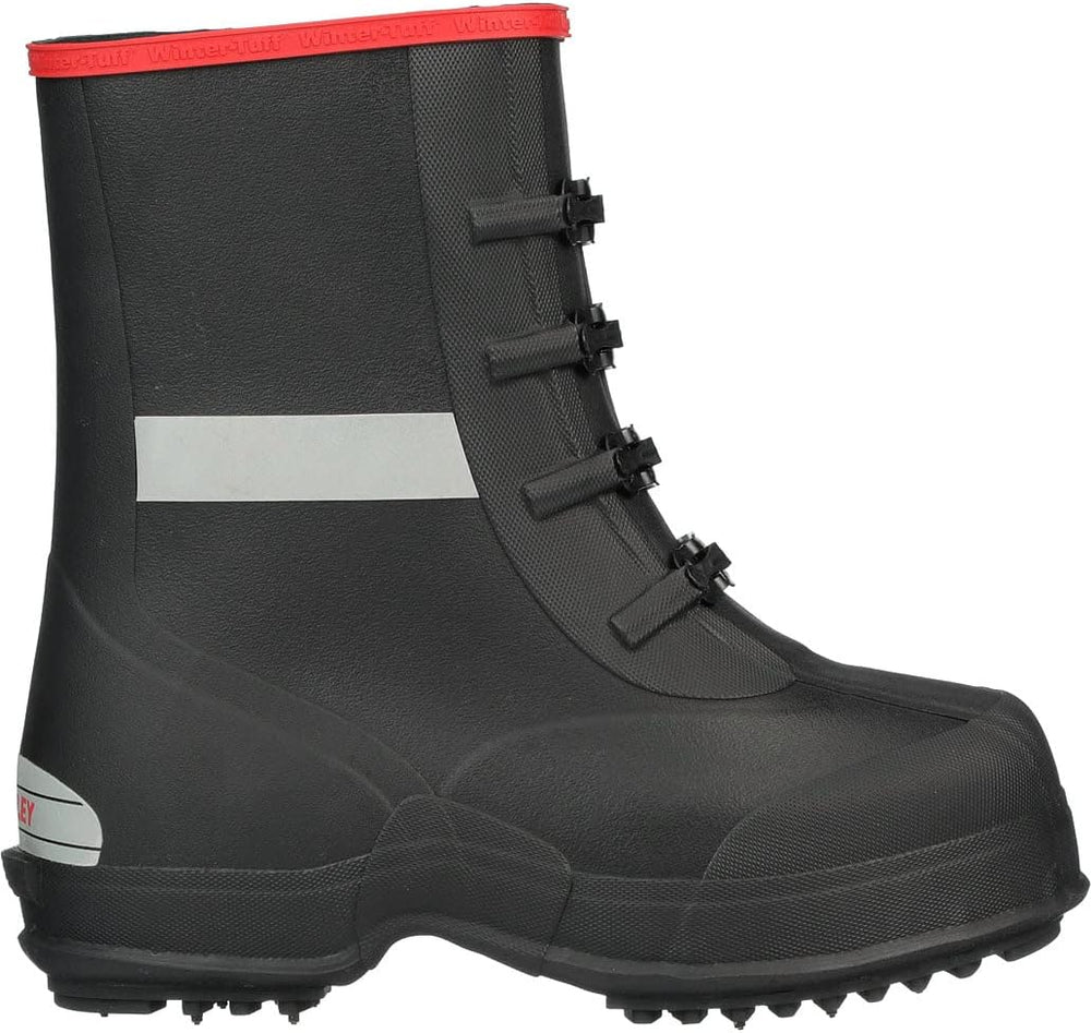 Tingley 4450 Winter-Tuff 4-Buckle Ice Traction Overshoe, Men's 15, Black