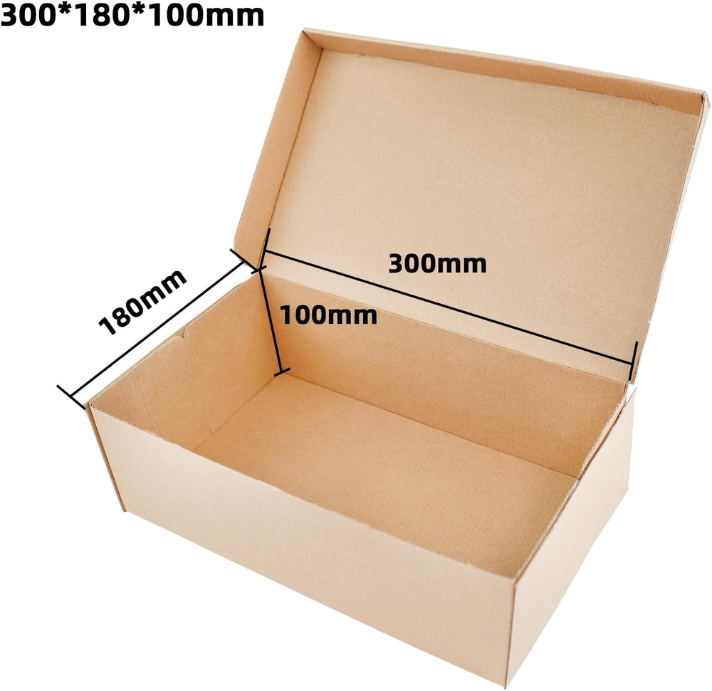 STRBOXONG Cardboard Shoe Boxes with Lid, 11.81x7.08x3.94, Multi-Purpose Stora...