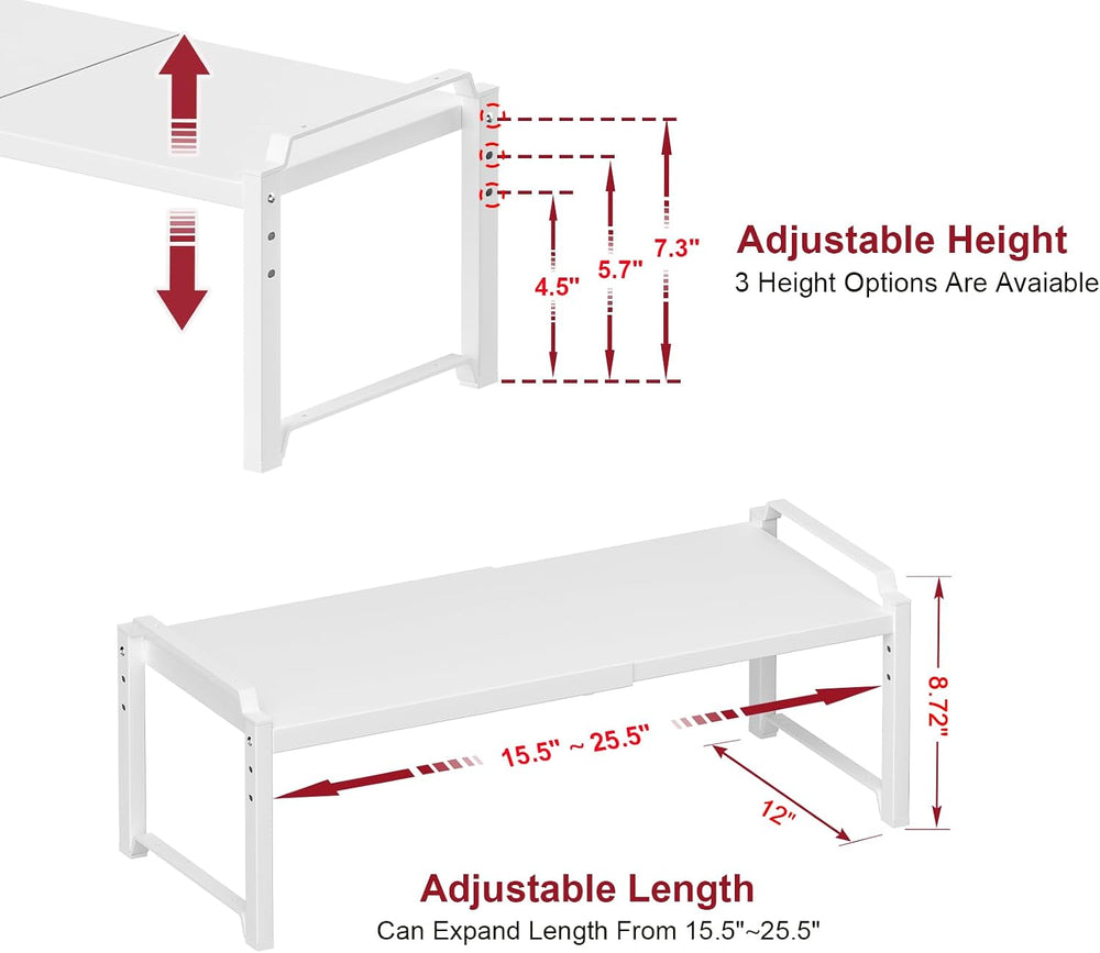 X-cosrack 12" Wide 100LBS Loading-Bearing Heavy Duty Kitchen Storage She...