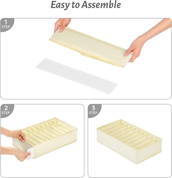 4 Packs T-shirt Drawer Organizers