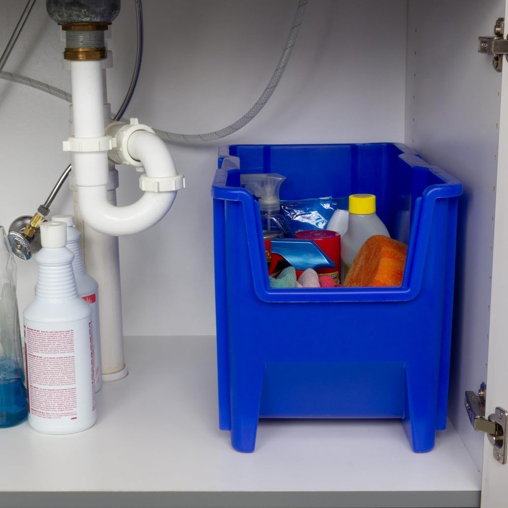 Akro-Mils Stak-N-Store Stackable Storage Bins, 17.5"x11"x12.5"...