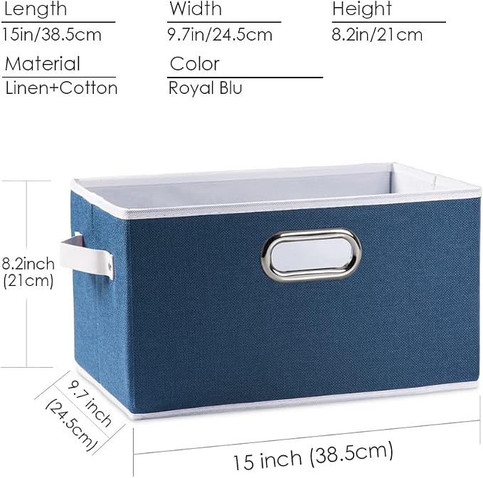 PRANDOM Large Collapsible Storage Baskets