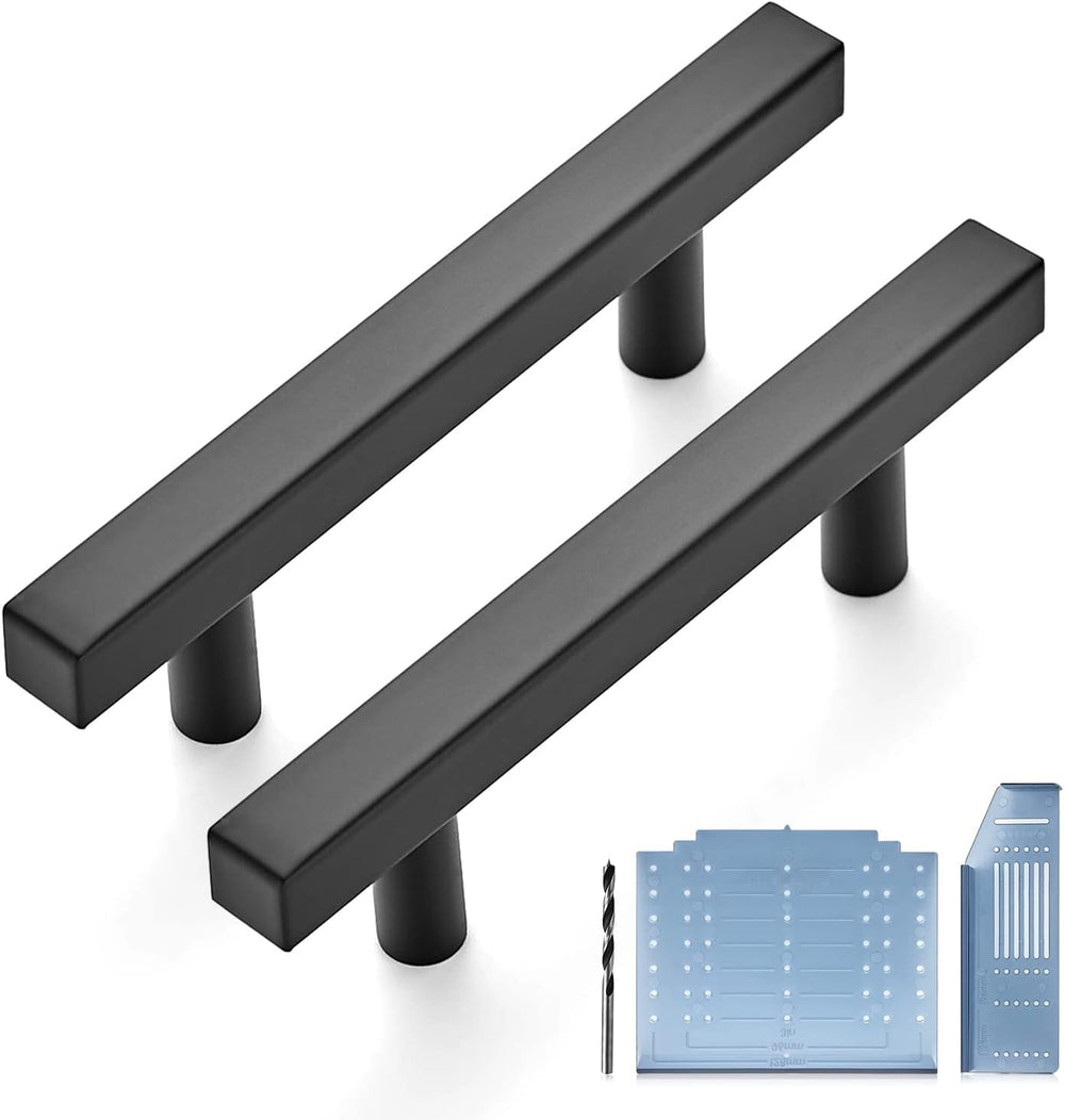 Ravinte 25 Pack Matte Black Cabinet Pulls, 3 in Kitchen Pulls for Cabinet