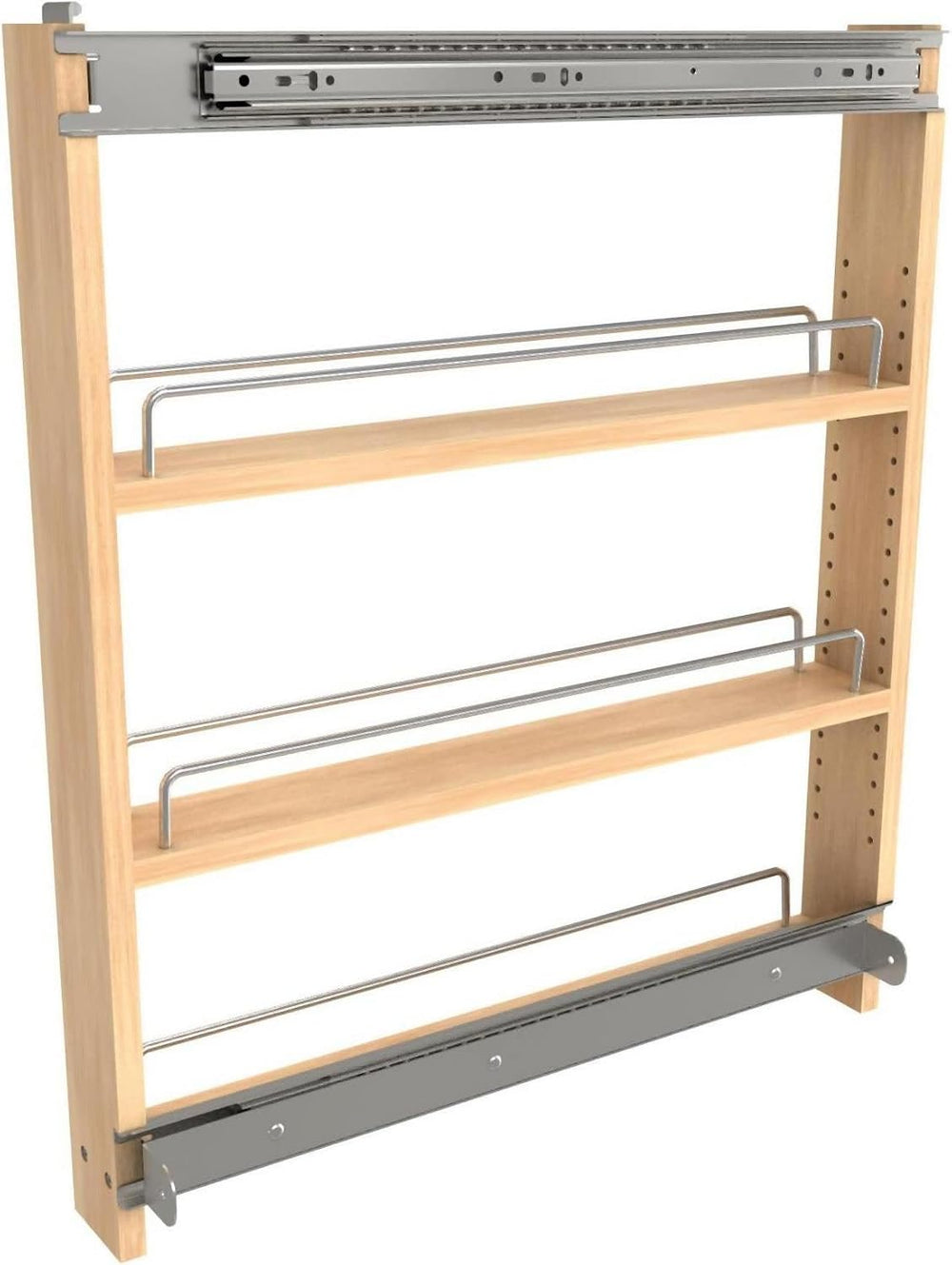 Rev-A-Shelf 448-BSKS-3C Wood Classics 3" W Base Cabinet Pull Out Organiz...