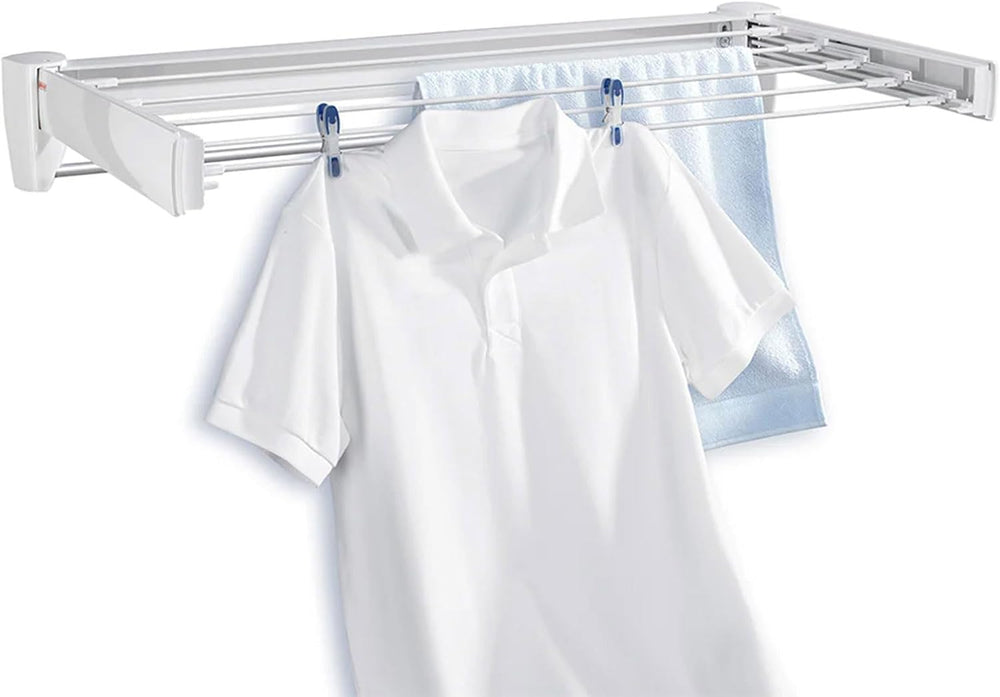 Leifheit Wall Dryer Telegant 36 Protect Plus, Space Saving Wall Mounted Cloth...