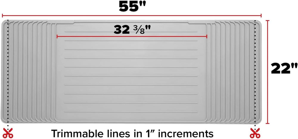 WeatherTech ClosetMat, 55 by 22 Inches Mat- Protection for Closet Floors, Tri...