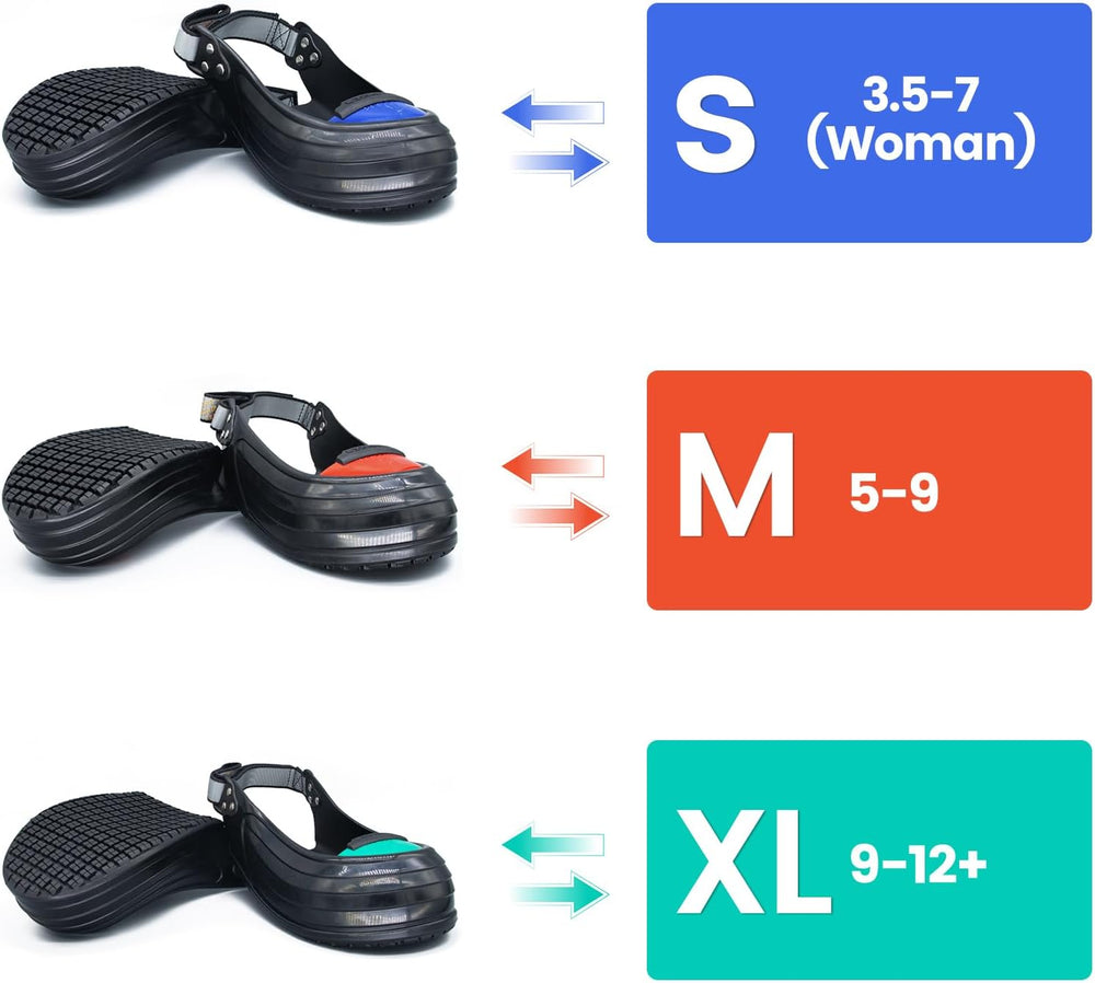 Steel Toe Covers for Shoes Safety Overshoes Steel Toe Caps Safety Boot Anti-S...
