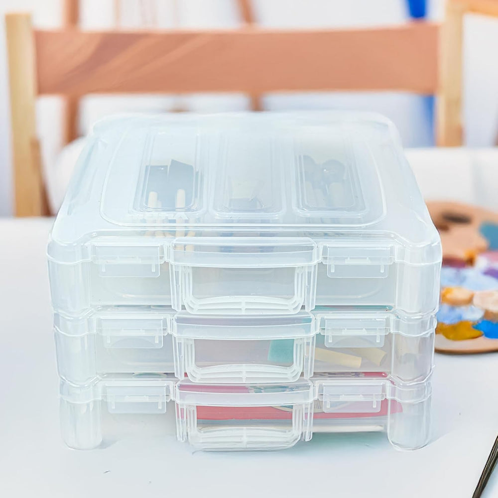 ArtBin 6913ZZ 12" x 12" Portable Art & Craft Organizer with Han...