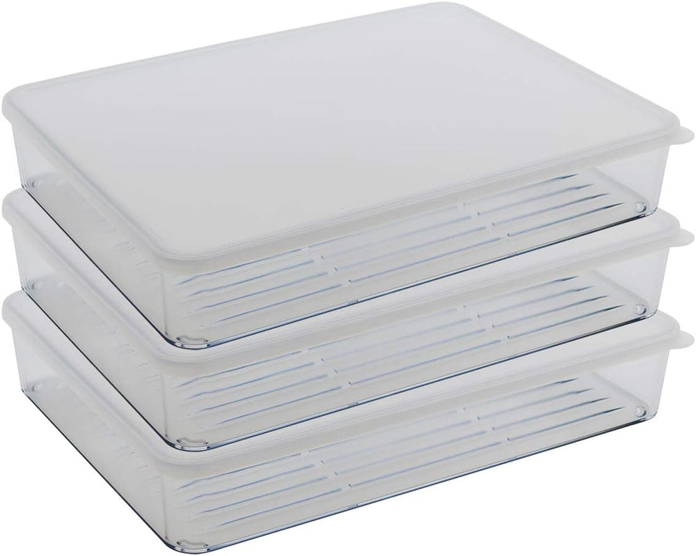 Silicook Flat Plastic Box for Kitchen for Kitchen&Refrigerator Organizati...