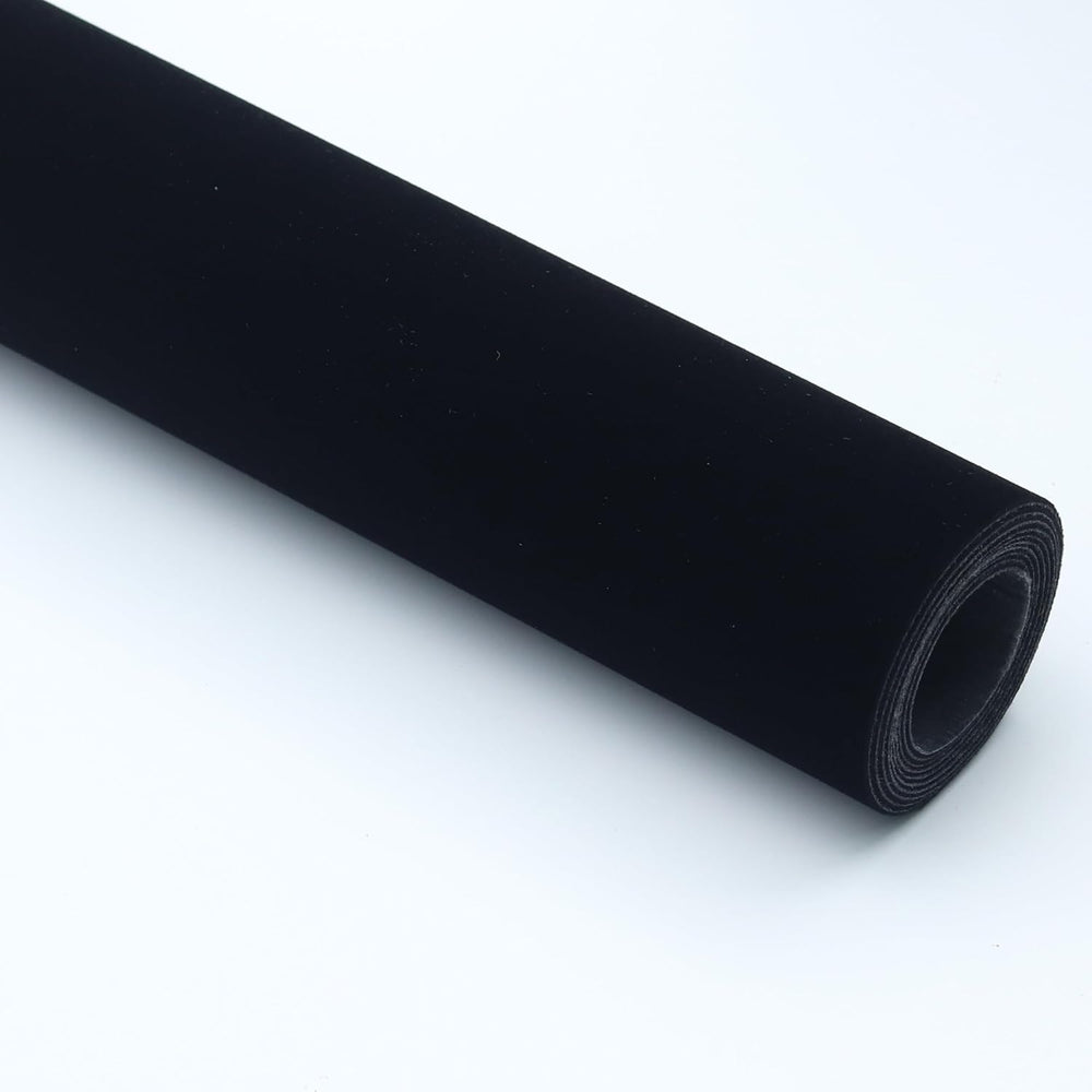 Self Adhesive Sheets Peel and Stick Large Size Velvet Flock Soft Velvet Drawe...