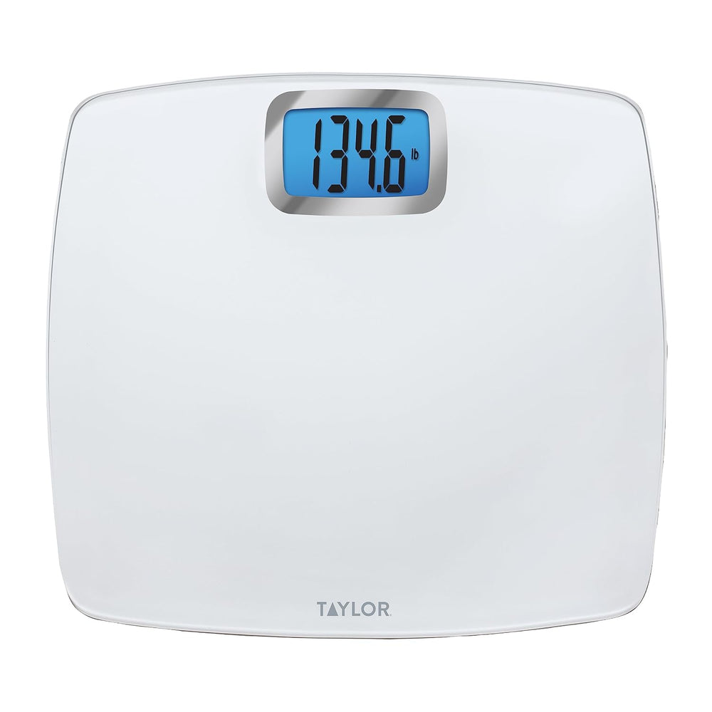 Taylor Digital Scales for Body Weight, Extra high 440 LB Capacity, Unique Blu...