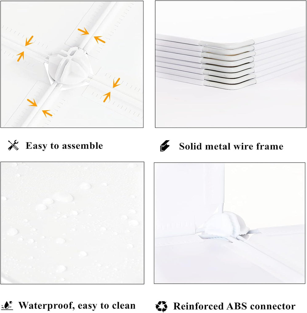 AWTATOS 12 Cube Storage Organizer, Closet Organizer Storage Shelves, White