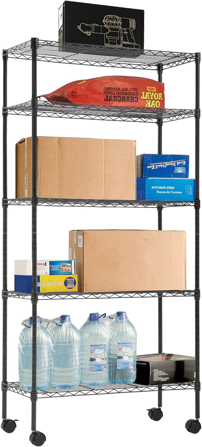 BestOffice 14"x30"x60" Commercial Storage Shelves Heavy Duty S...