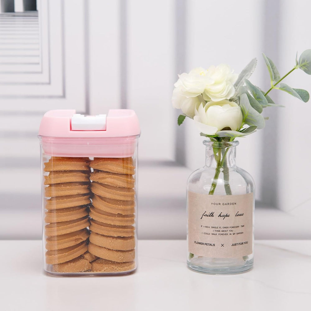 Airtight Food Storage Containers -8 Piece Plastic Airtight Containers
